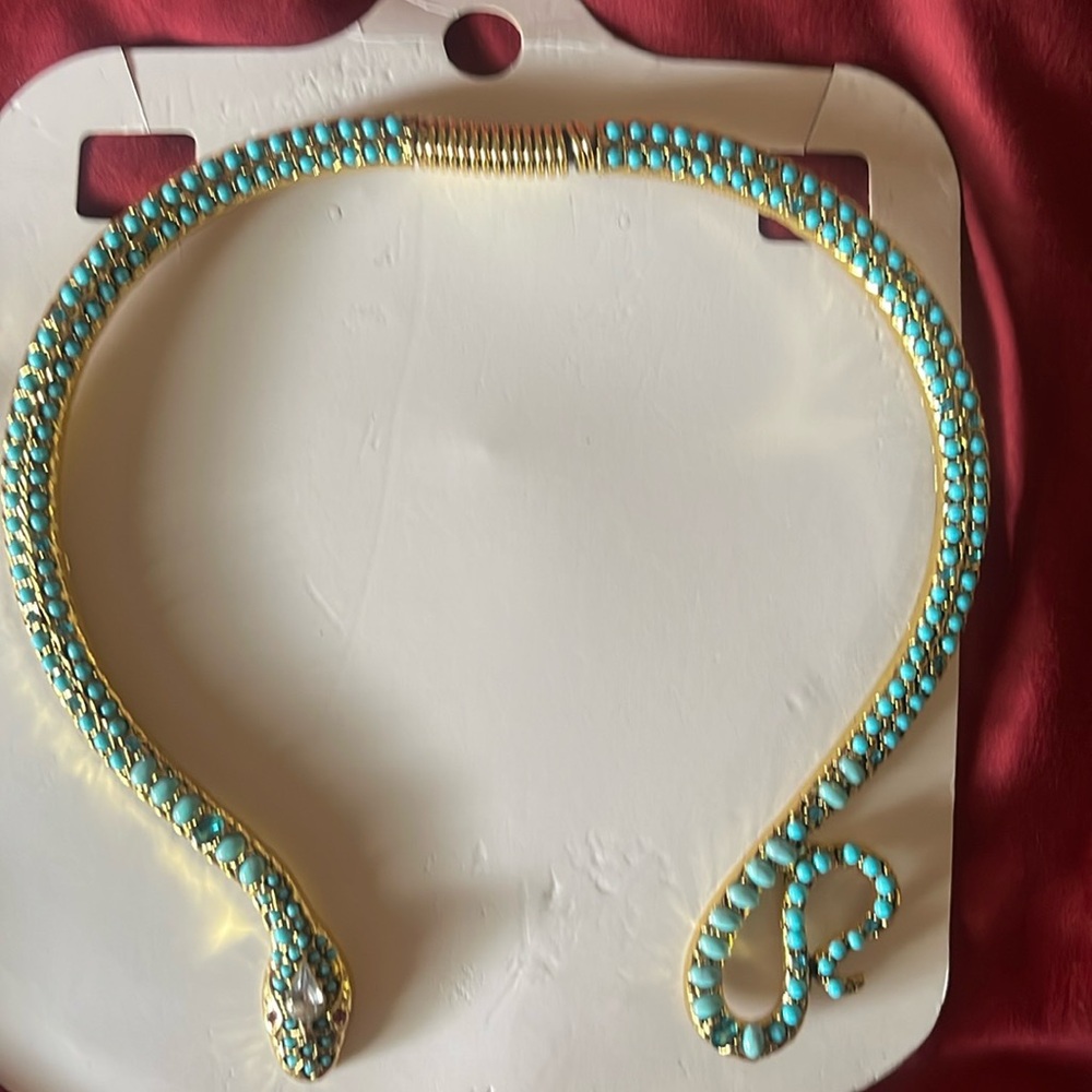 Vintage Boho Snake Necklace.